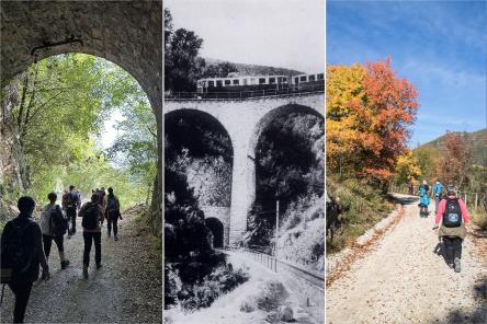 Per le gallerie della ex-ferrovia Spoleto Norcia