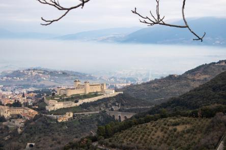 Spoleto e l'eremo di San Francesco (Monteluco)